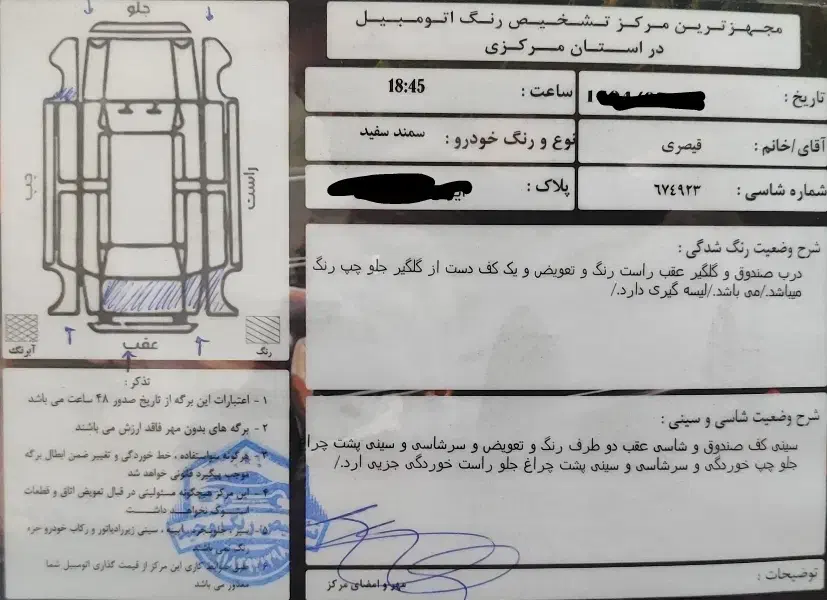 سمند 93 Lx|خودرو سواری و وانت|اراک, |دیوار