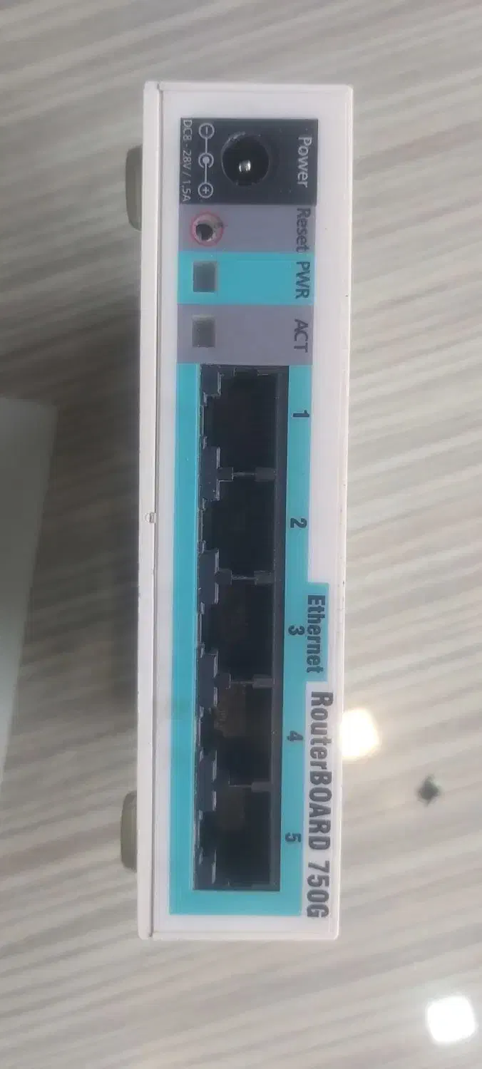 روتر میکروتیک750Gدر حد نو|مودم و تجهیزات شبکه|کوهدشت, |دیوار