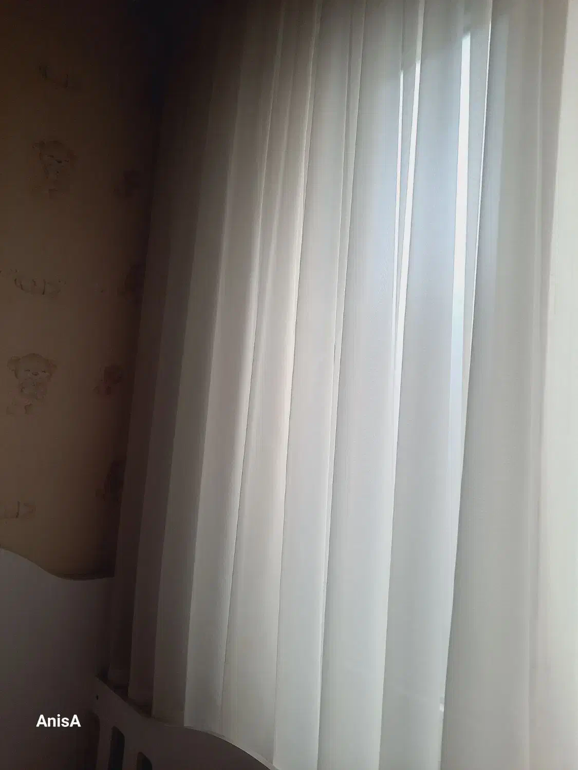 دو عدد پرده حریر ساده|پرده، رانر، رومیزی|تهران, شهرک طالقانی|دیوار