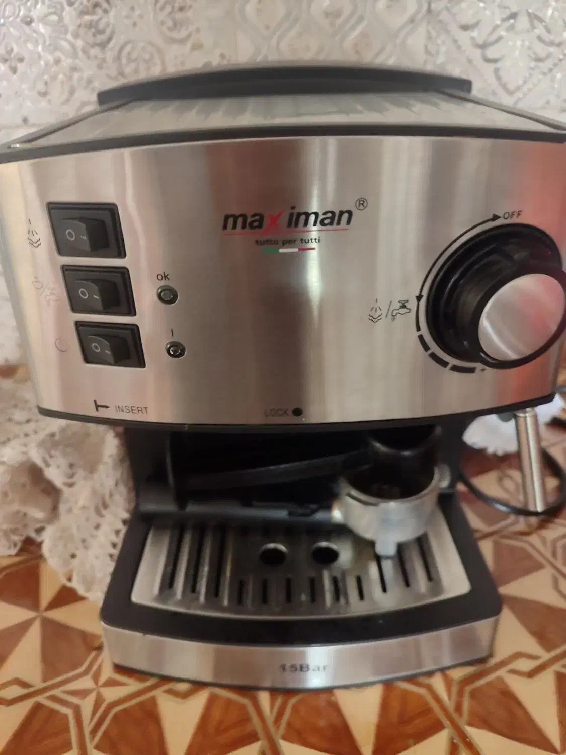 یک عدد دستگاه قهوه ساز اسپرسو بفروش می رسد|سماور، چای‌ساز، قهوه‌ساز|بیرجند, |دیوار