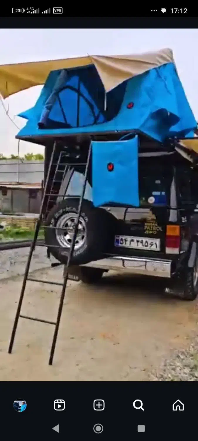 چادر سقفی برند سیمرغ آفرود|قطعات یدکی و لوازم جانبی|مهاباد (آذربایجان غربی), |دیوار