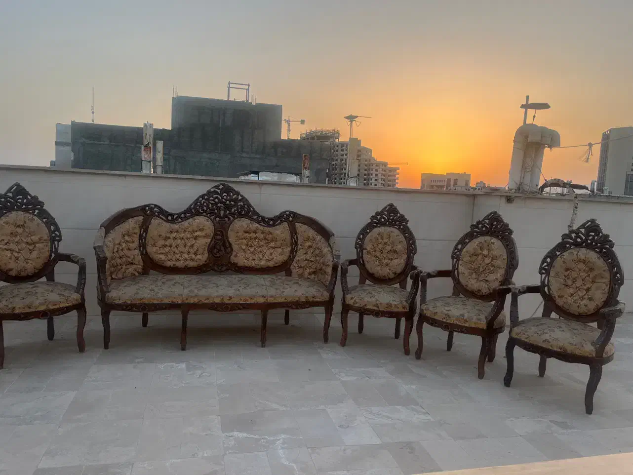 مبلمان سلطنتی ۸ نفره|مبلمان خانگی و میز عسلی|قزوین, |دیوار