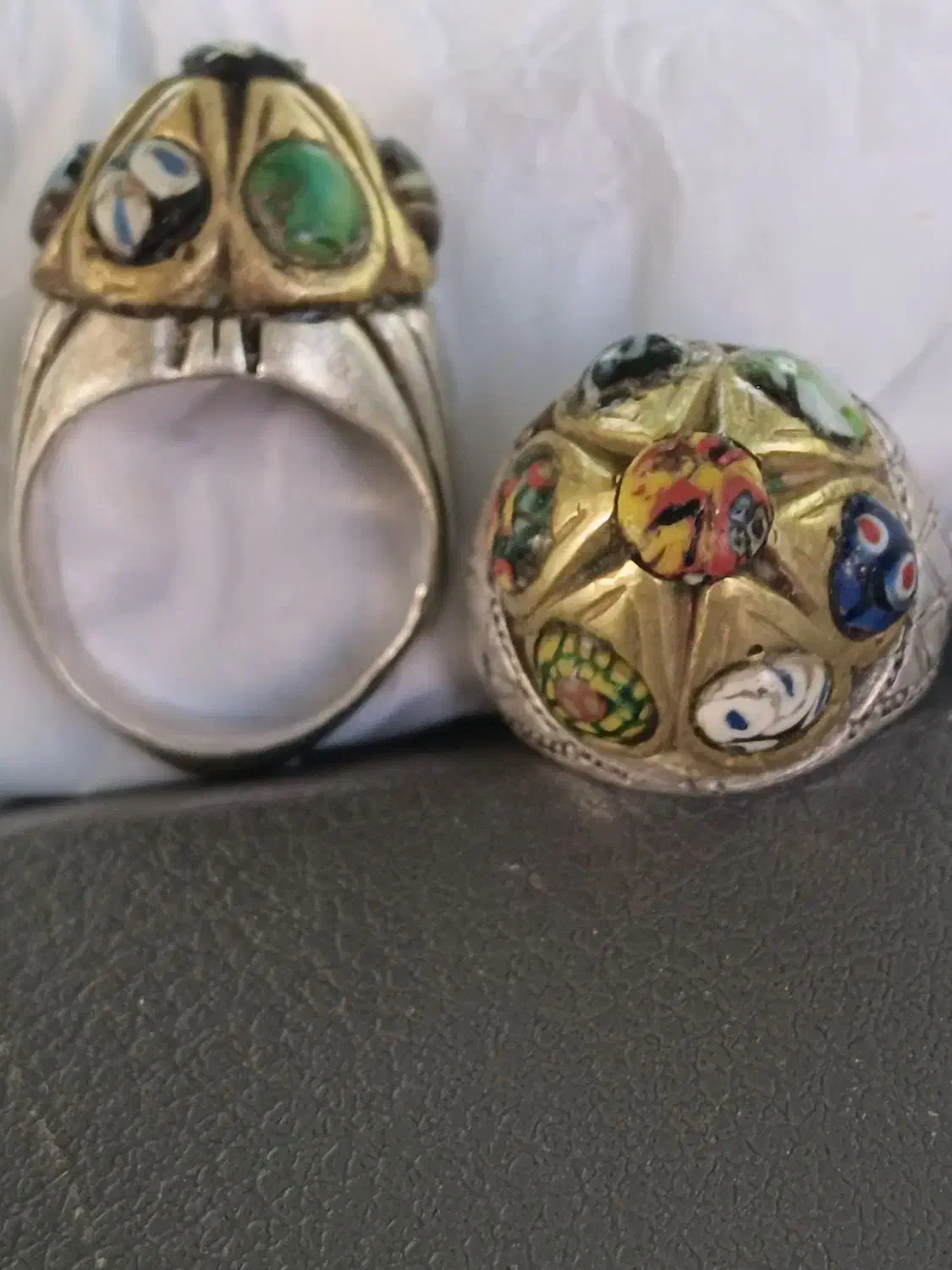 انگشتر ۷ نگین عتیقه|جواهرات|جیرفت, |دیوار