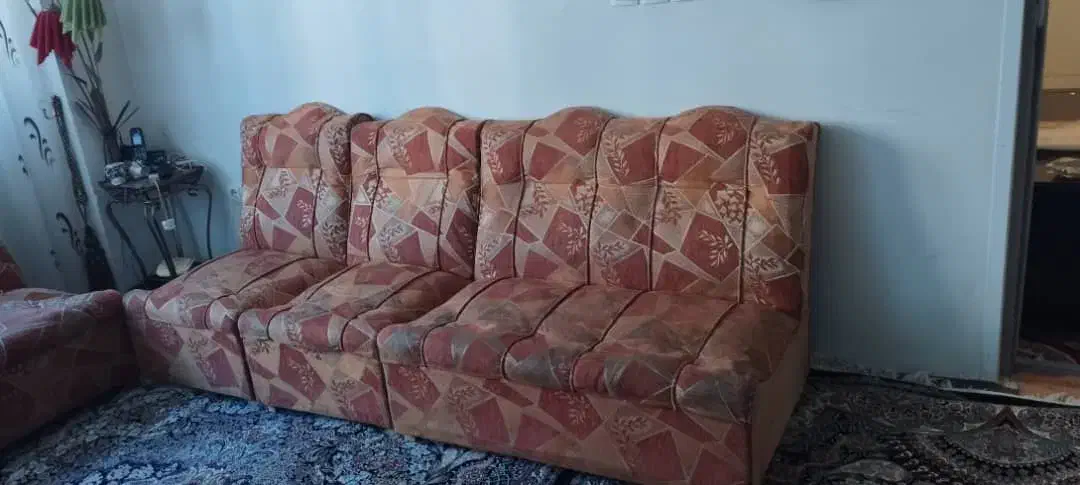 مبل راحتی 9نفره کارکرده|مبلمان خانگی و میز عسلی|سهند, |دیوار