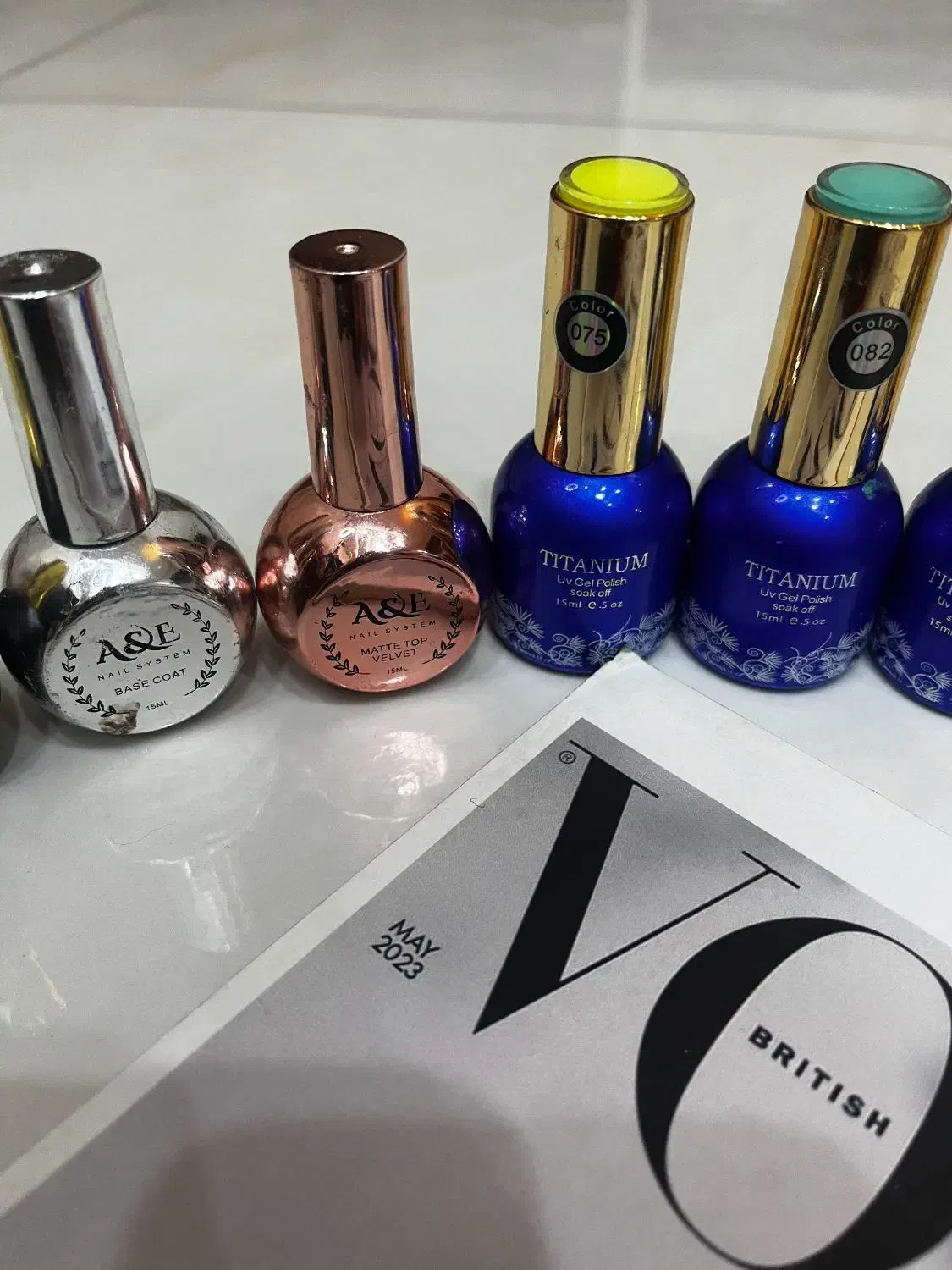 وسایل ناخن کاری برند عالی|آرایشی، بهداشتی، درمانی|همدان, |دیوار