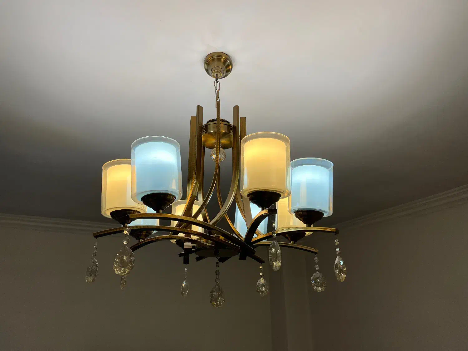 لوستر ۸تایی شیک و نو|لوستر و چراغ آویز|فردیس, طالقانی|دیوار