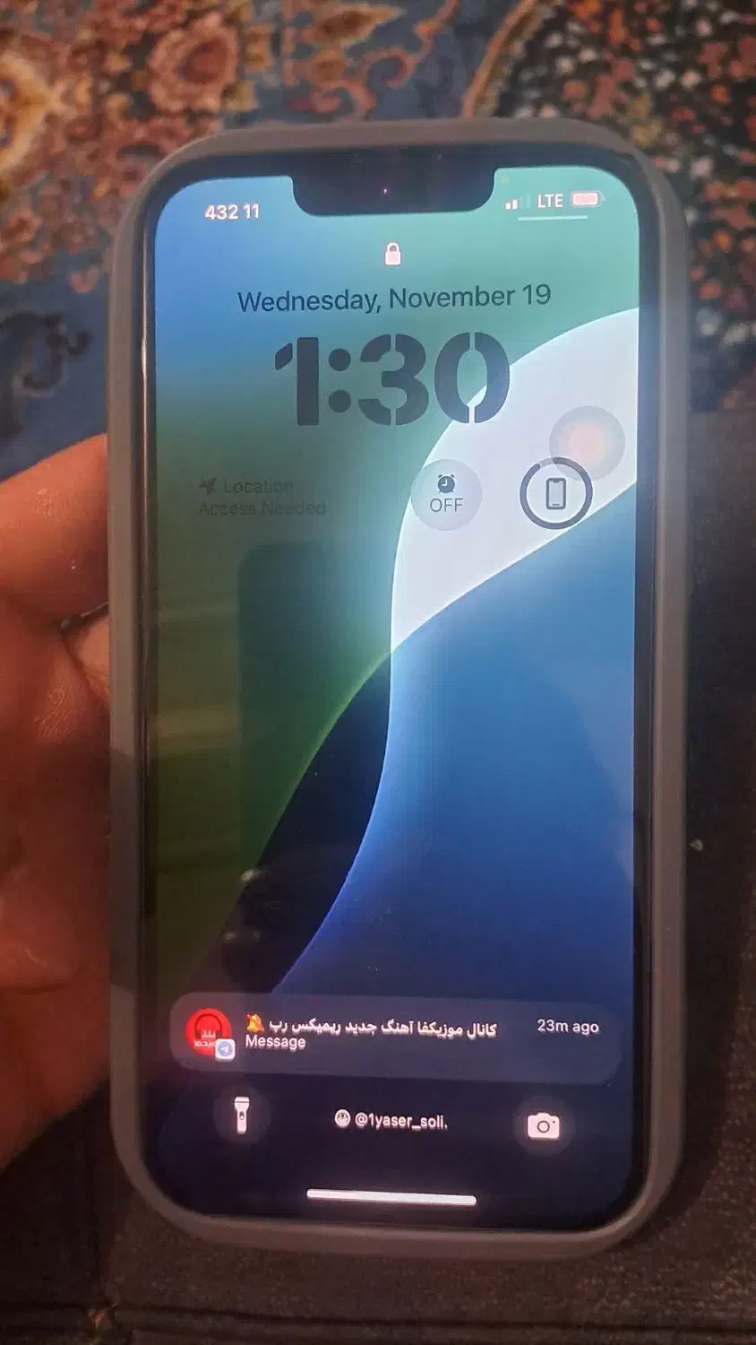 گوشی ایفون ۱۳|موبایل|مبارکه, |دیوار