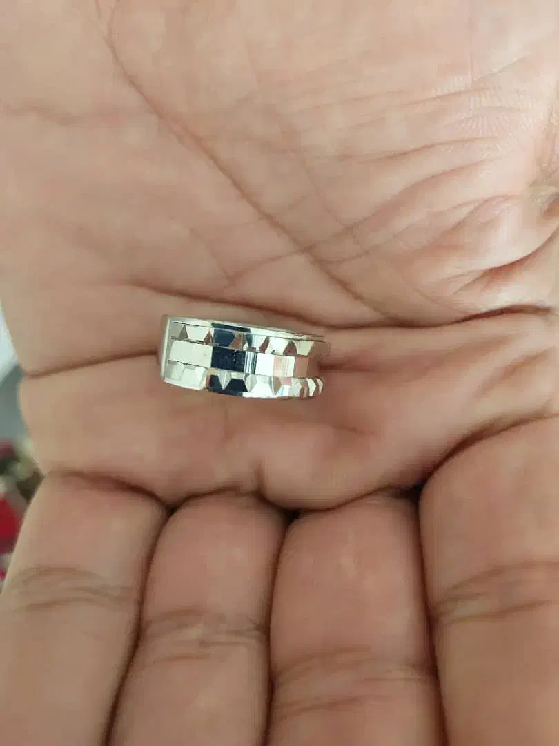 حلقه مردانه پلاتین عیار 800|جواهرات|تهران, لویزان|دیوار