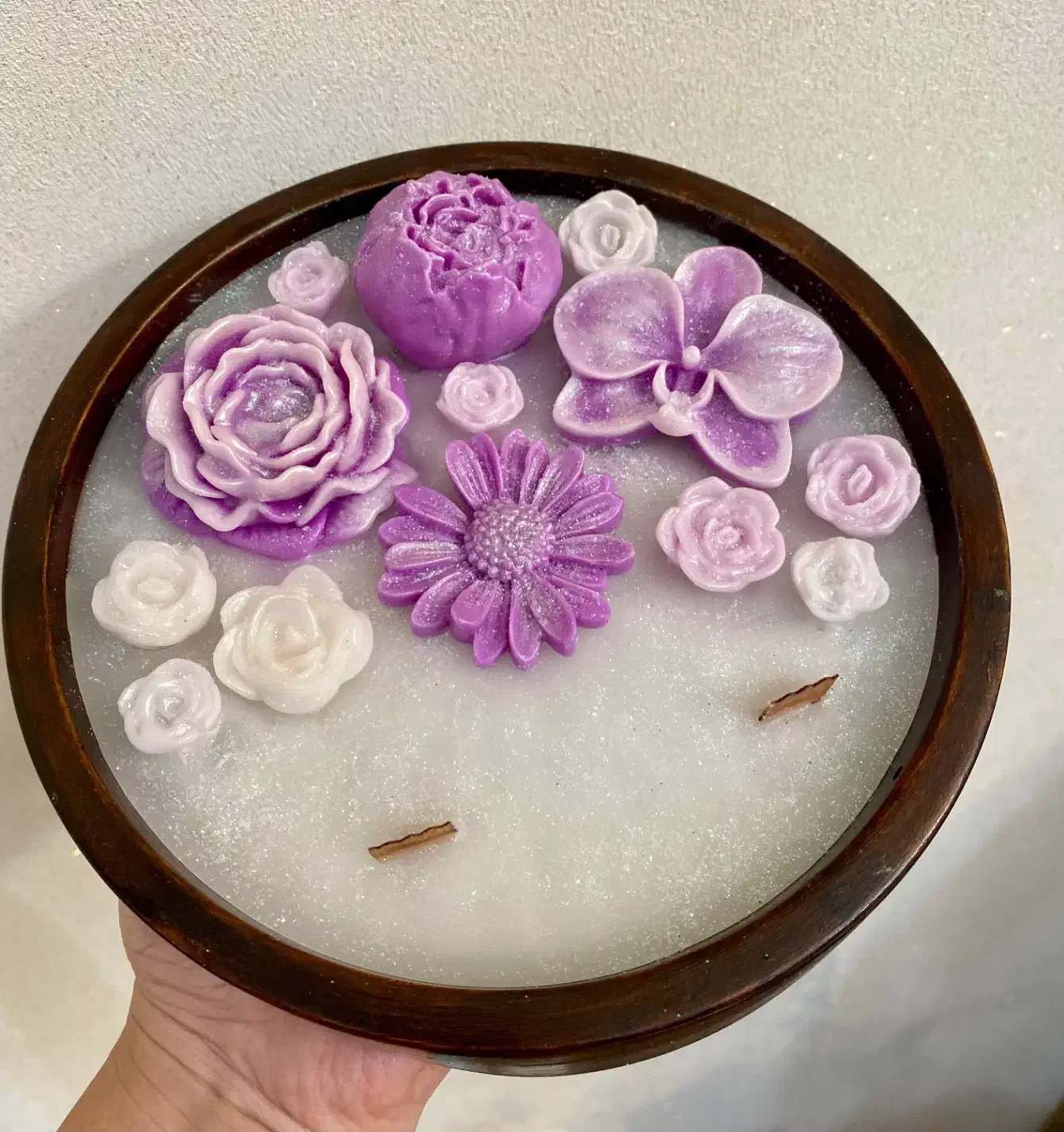 باکس گل شمع|صنایع دستی و سایر لوازم تزئینی|رشت, استادسرا|دیوار