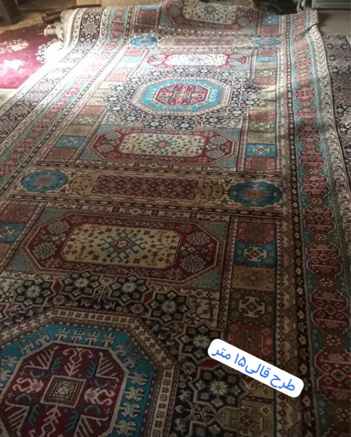 طرح قالی و کناره|فرش|دزفول, |دیوار