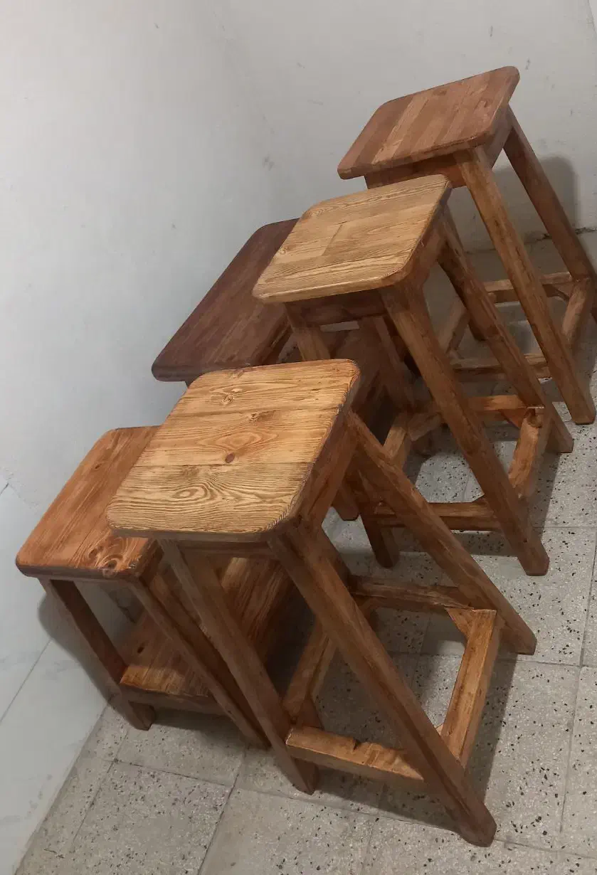 چهارپایه چوبی نیمکت|صندلی و نیمکت|پاکدشت, پاکدشت (مامازند)|دیوار