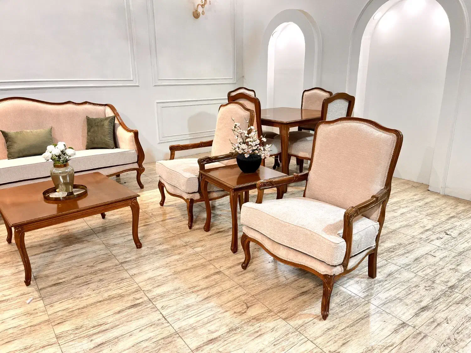 مبلمان چستر خطی|مبلمان خانگی و میز عسلی|چهاردانگه (تهران), |دیوار