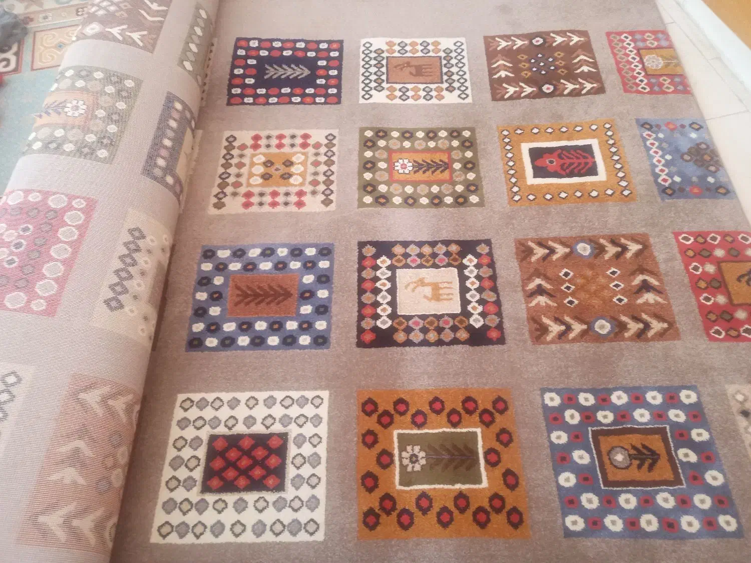 گلیم فرش|فرش|یزد, |دیوار