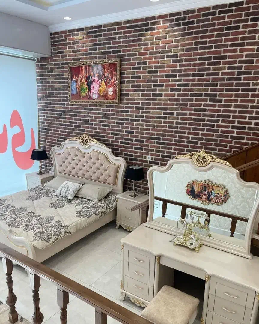 تخت وسرویس خواب دونفره ...بستا|تخت و سرویس خواب|مشهد, دانشجو|دیوار