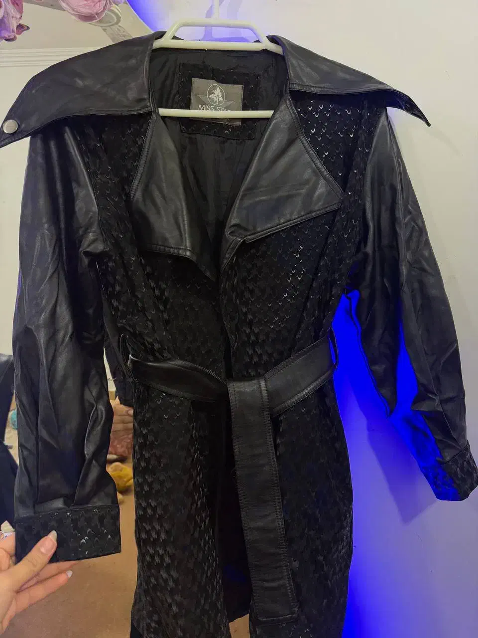 کت چرم زنانه بلند|لباس|برازجان, |دیوار