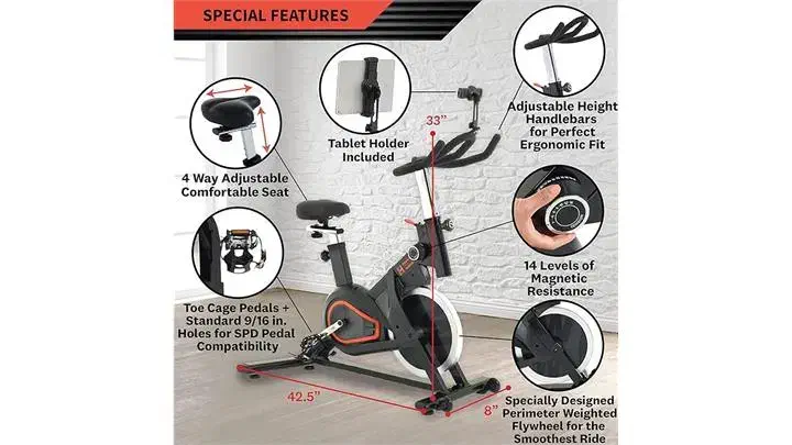 دوچرخه ثابت اسپینینگ اسپرت گرین لایف|تجهیزات ورزشی|بجنورد, |دیوار