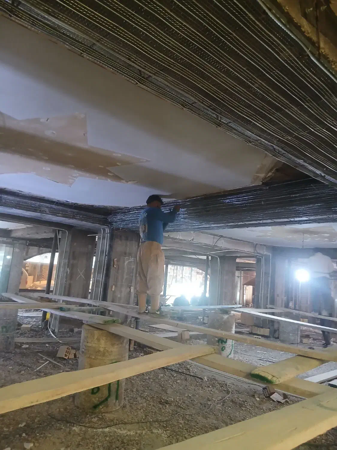 جوشکاروالپست جوشکاری رابیتس نما وال پست فریم،پله|خدمات پیشه و مهارت|مشهد, فلسطین|دیوار