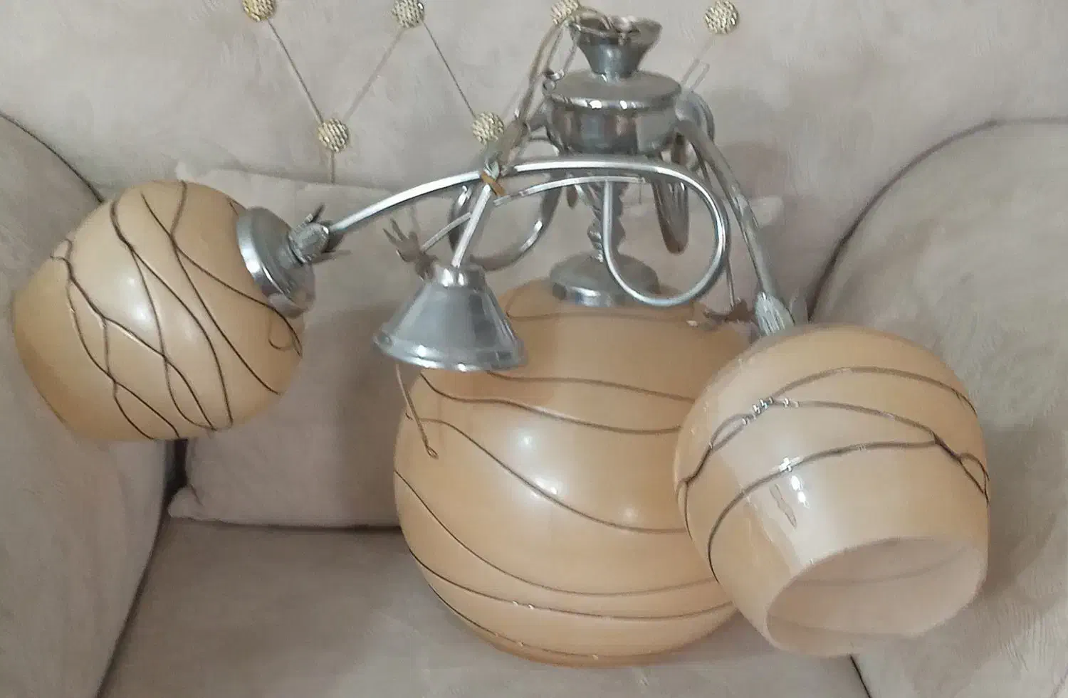 لوستر|لوستر و چراغ آویز|محمدیه-قزوین, |دیوار