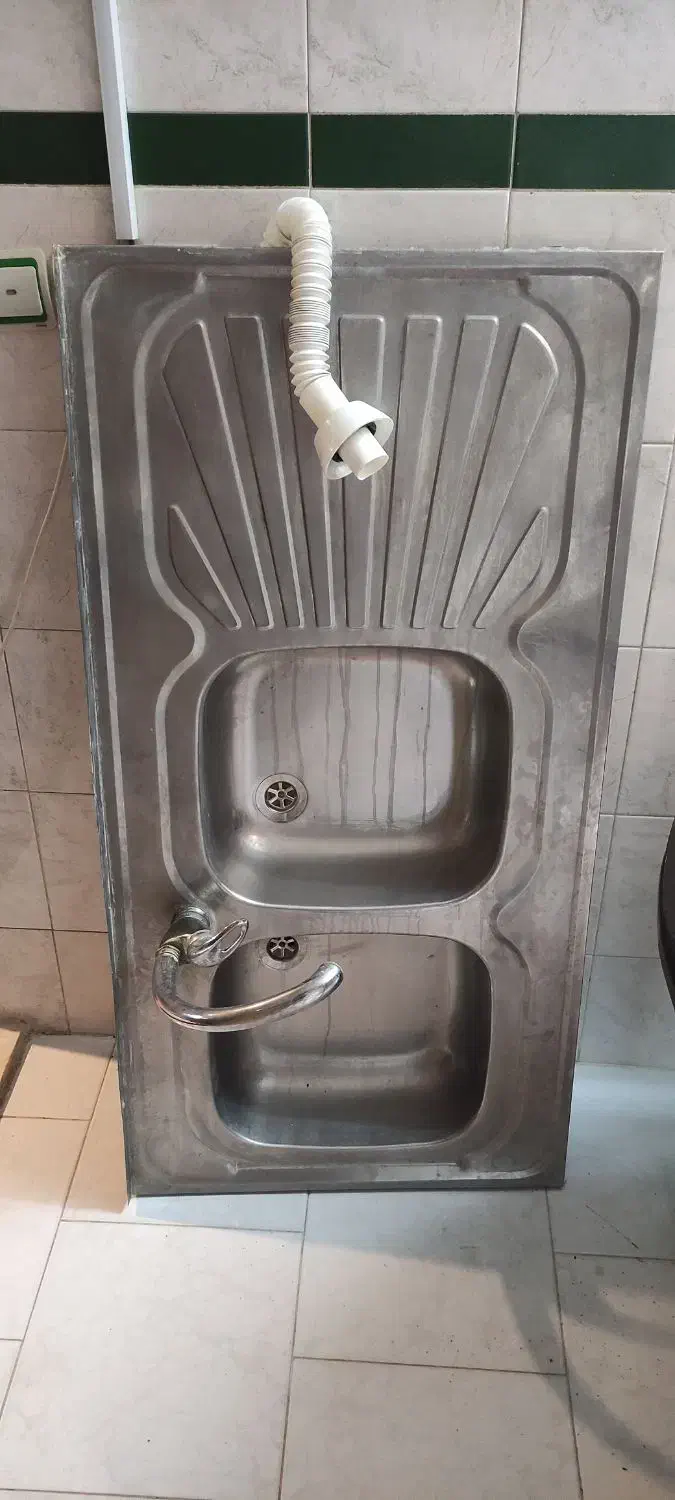 سینک ظرف شویی|آبچکان و نظمدهنده ظروف|گرگان, |دیوار