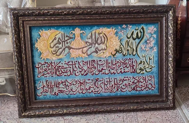 تابلو فرش دست بافت ۸۰در۱/۲۰سانت|تابلو فرش|تهران, یافت آباد جنوبی|دیوار