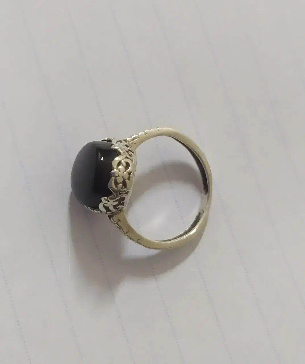 انگشتر نقره با نگین عقیق مشهد|جواهرات|قم, سالاریه|دیوار