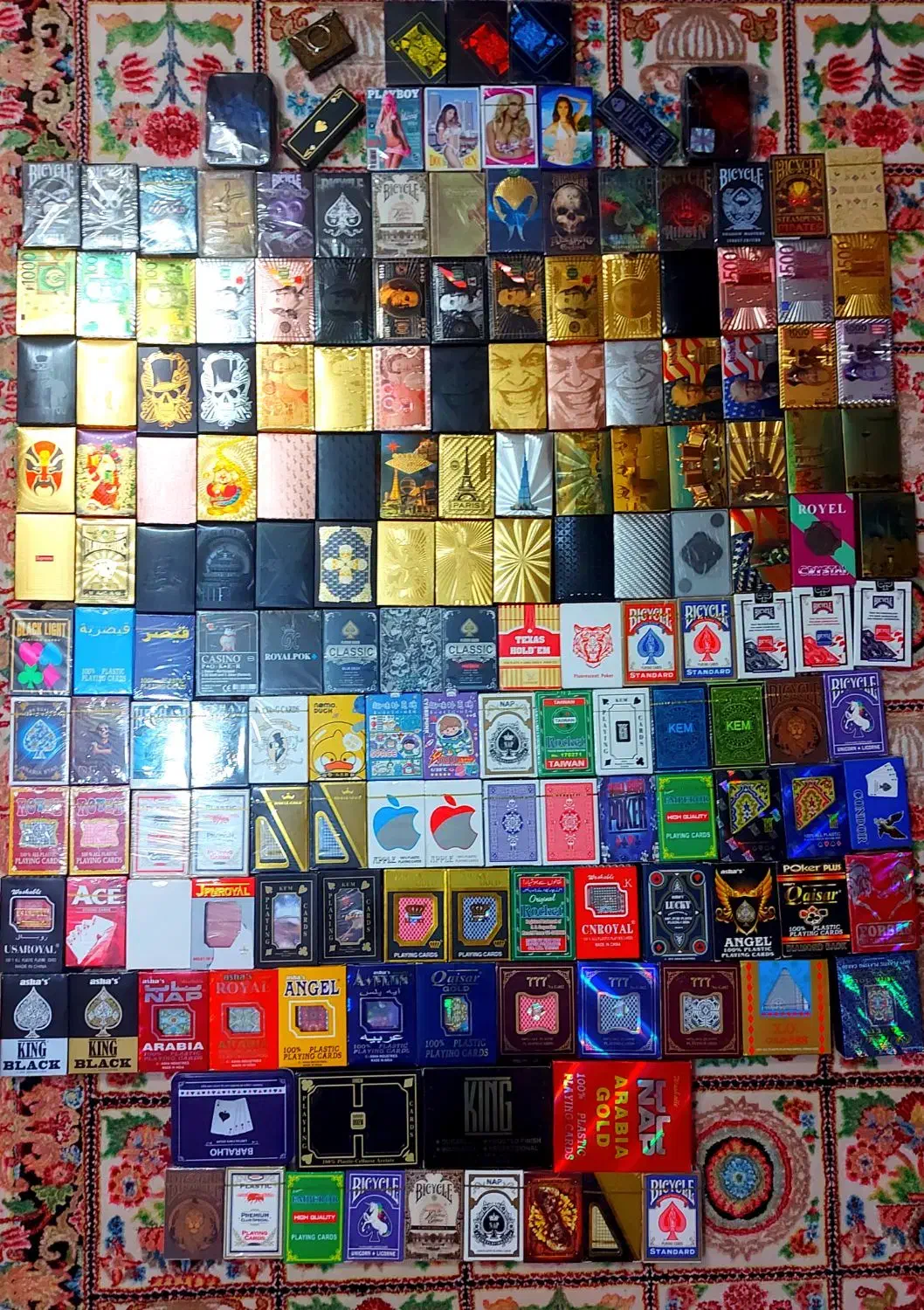 کارت بازی|کلکسیون و سرگرمی|بافت, |دیوار