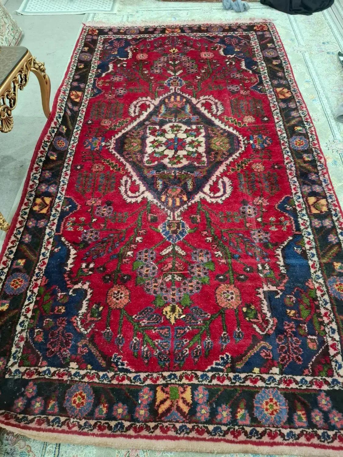 فرش دستباف سالم گوشتی هر تخته ۱۰|فرش|قم, انسجام|دیوار