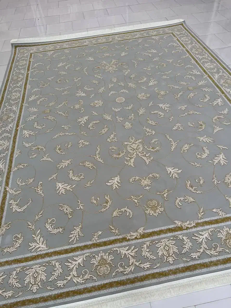 اصل فرش طلاکوب بافت برجسته با 60 ماه ضمانت|فرش|کاشان, زیارتی|دیوار