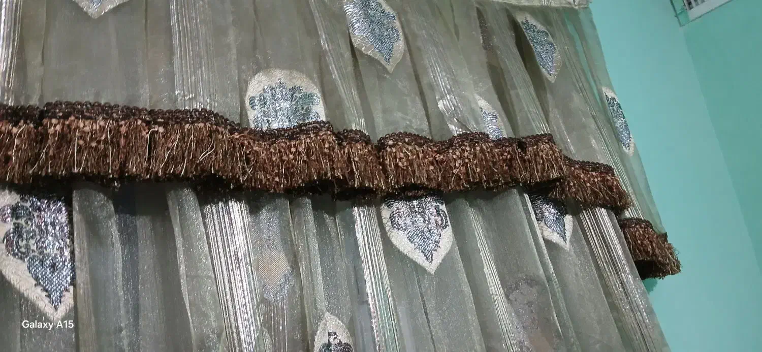 پرده حریر خارجی|پرده، رانر، رومیزی|هشتگرد, فاز ۷ مهستان|دیوار