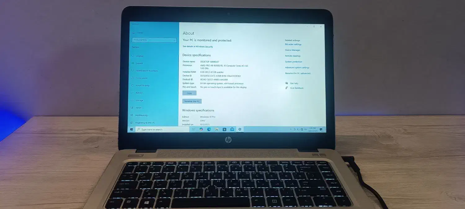 لپتاپ Hp Elitebook 745|رایانه همراه|دزفول, |دیوار