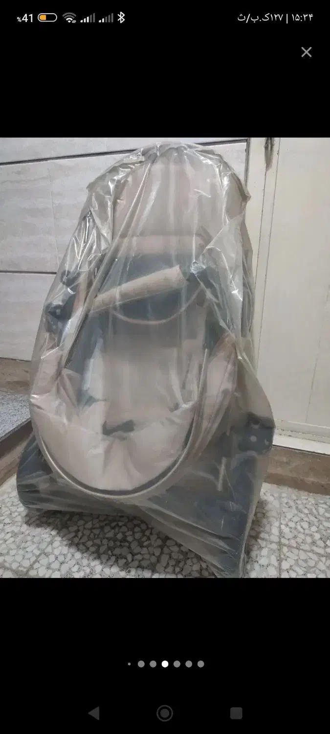 کالسکه رنگ کرم  در حد نو|کالسکه و لوازم جانبی|قزوین, |دیوار