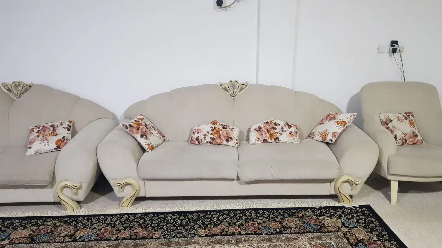 مبلمان ۷ نفره|مبلمان خانگی و میز عسلی|دزفول, |دیوار