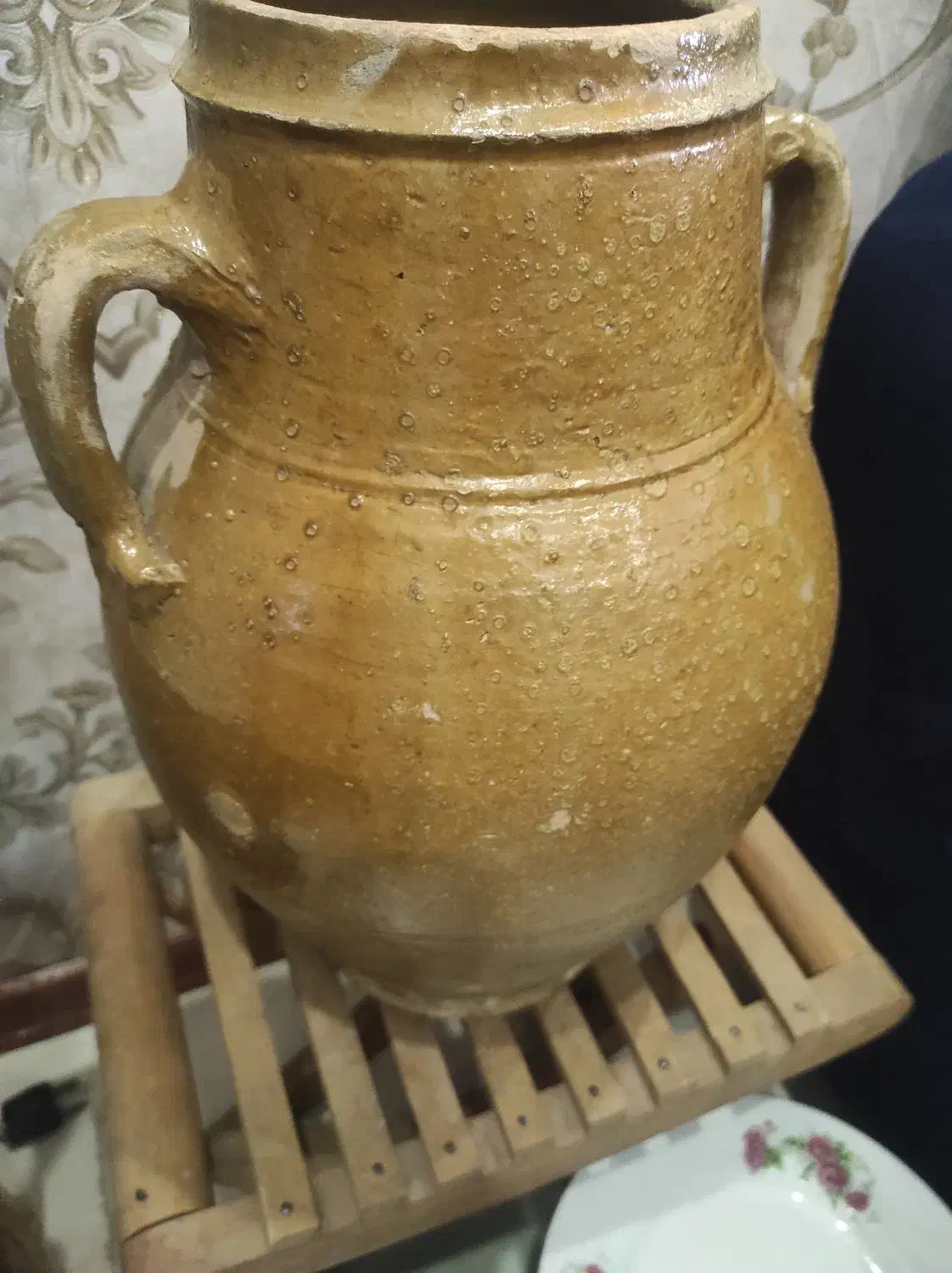 کوزه سفالی قدیمی|صنایع دستی و سایر لوازم تزئینی|محمدیه-قزوین, |دیوار