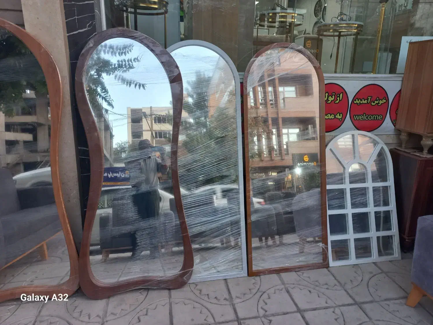 انواع آینه رنگارنگ|آینه|ایلام, |دیوار