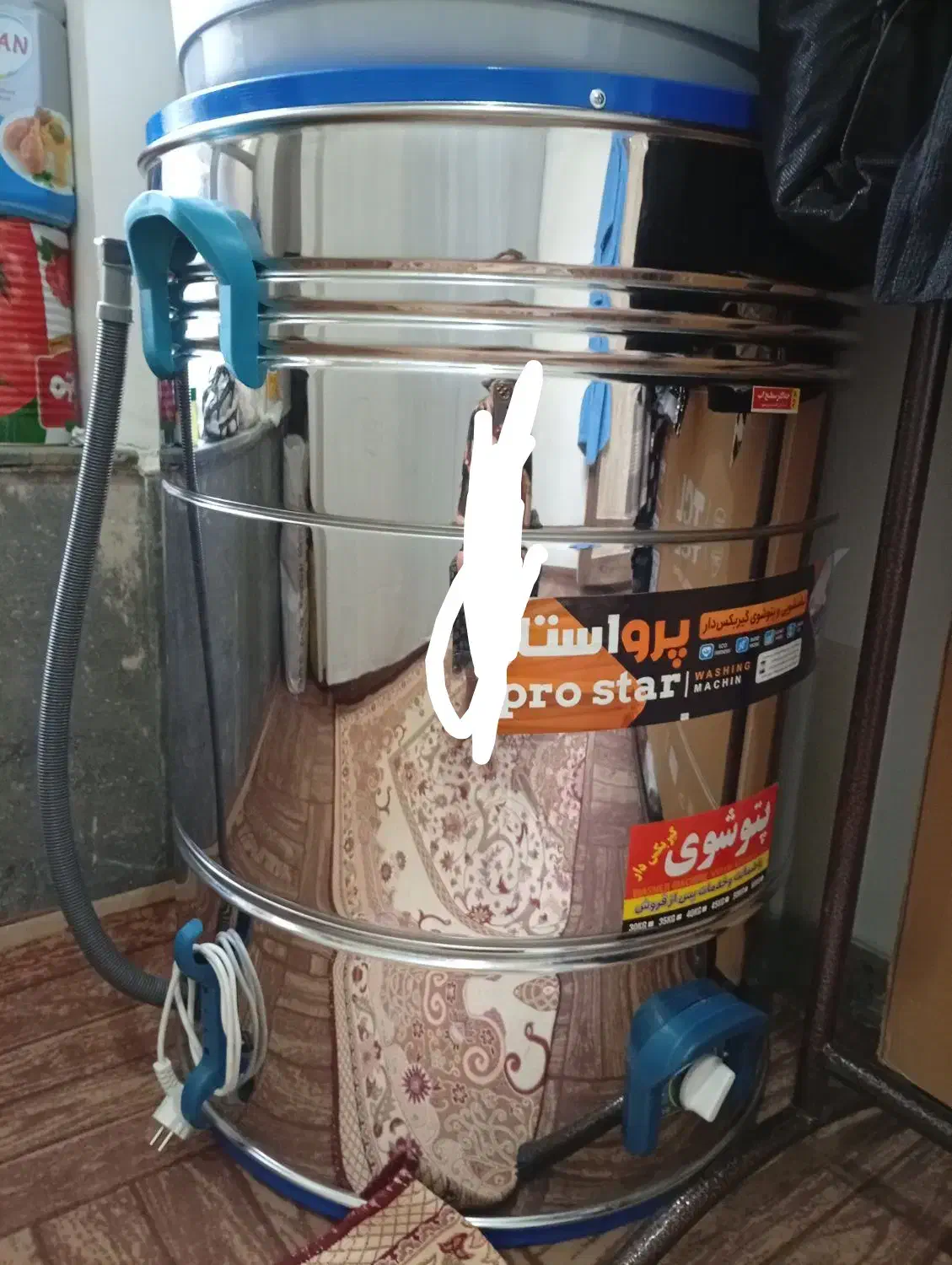 کهنه شور سالم و بدون ایراد|ماشین لباسشویی و خشک‌کن لباس|تبریز, |دیوار