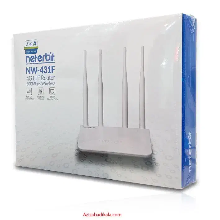 مودم چهار آنتن نتربیت|مودم و تجهیزات شبکه|پرند, فاز ۰|دیوار