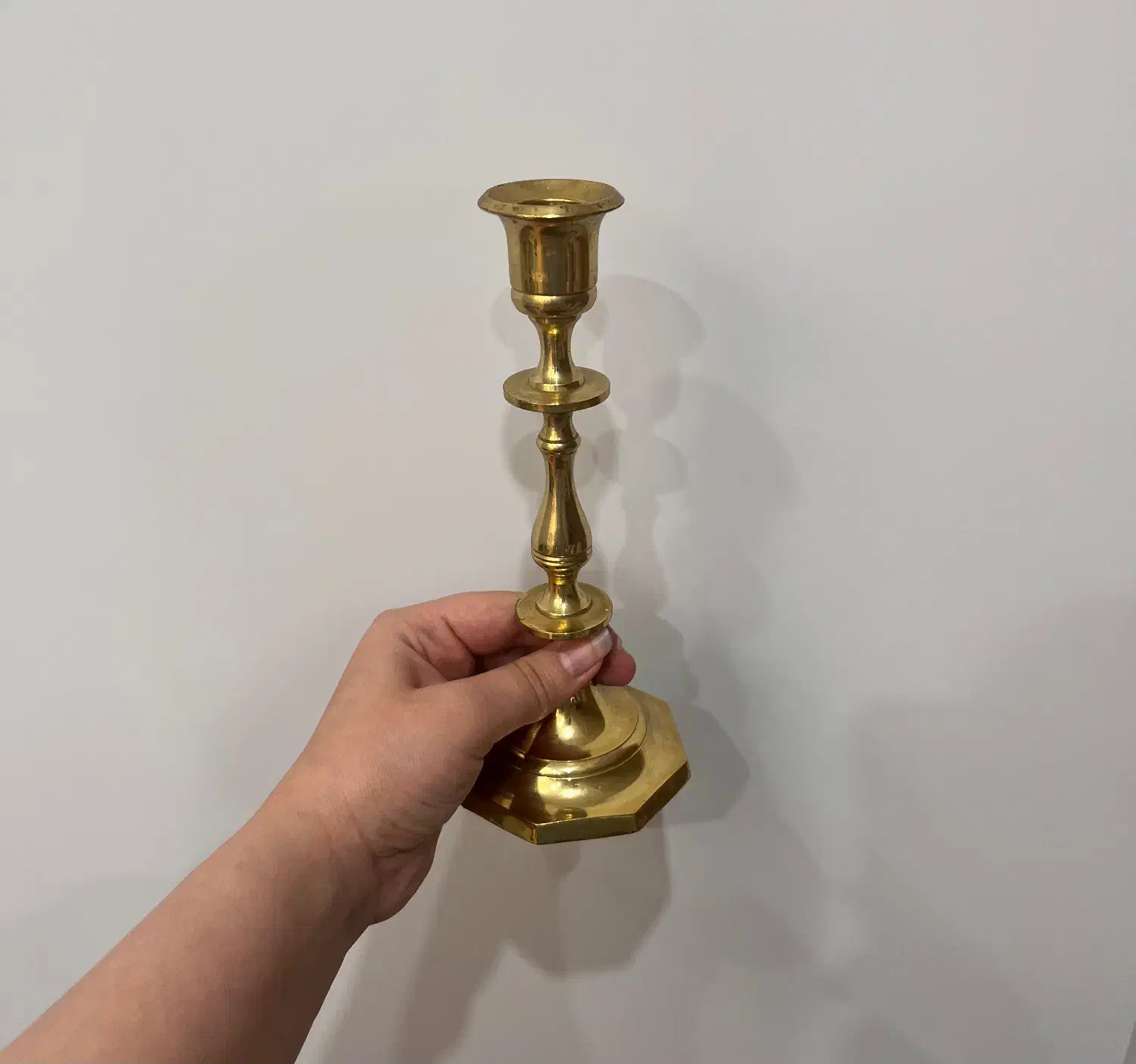 جاشمعی برنجی طلایی|صنایع دستی و سایر لوازم تزئینی|تهران, هروی|دیوار