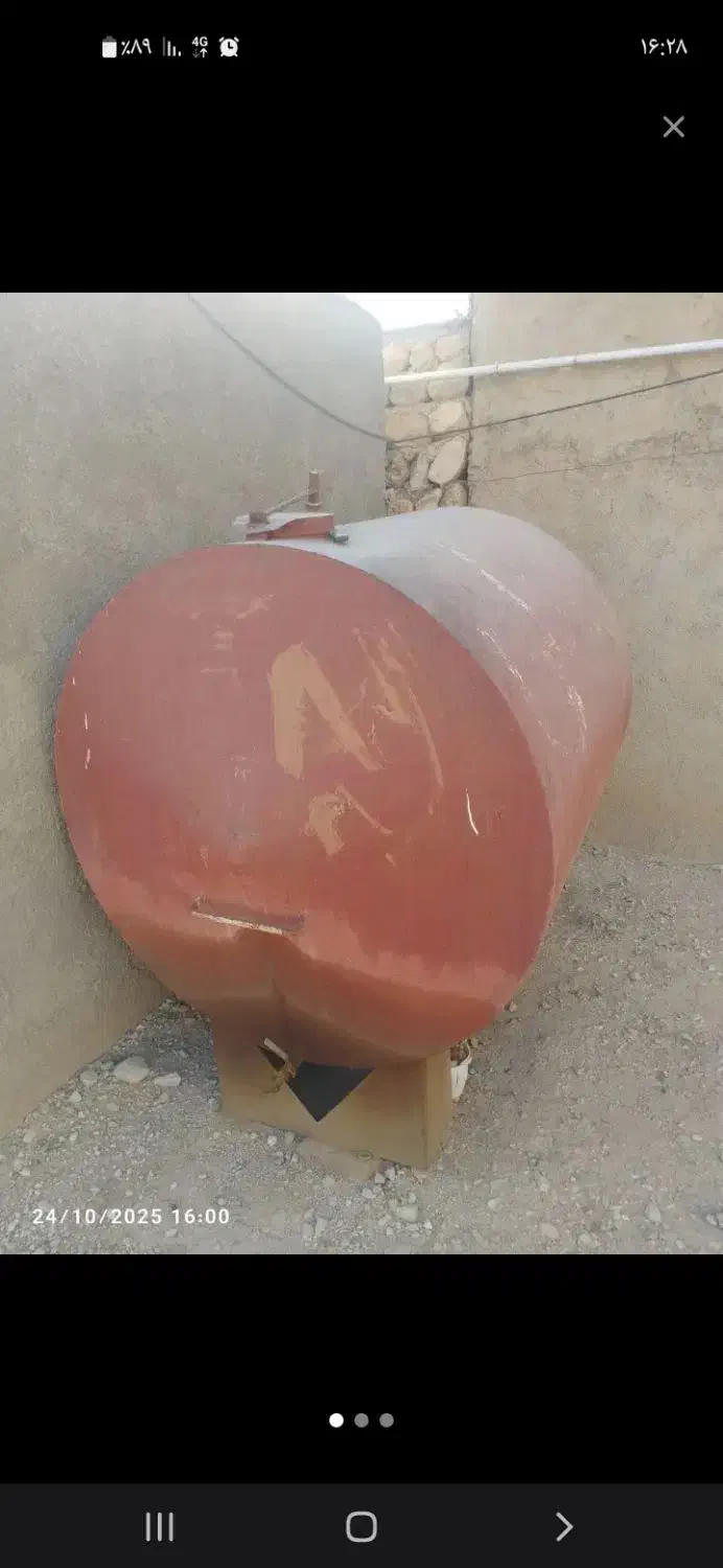 دوعددتانکر آهنی جنس قدیم سالم سرطاف|مصالح و تجهیزات ساختمان|ایلام, |دیوار