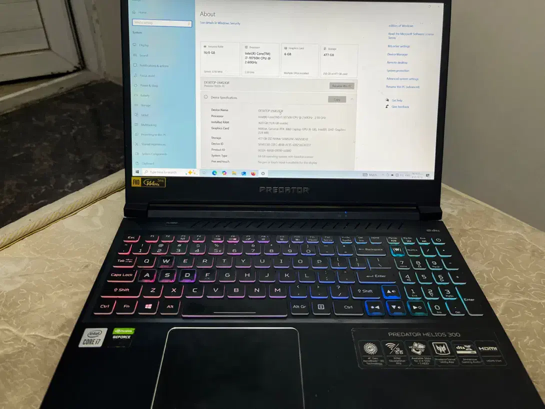 لپ تاپ گیمینگ acer|رایانه همراه|کرج, احدآباد|دیوار