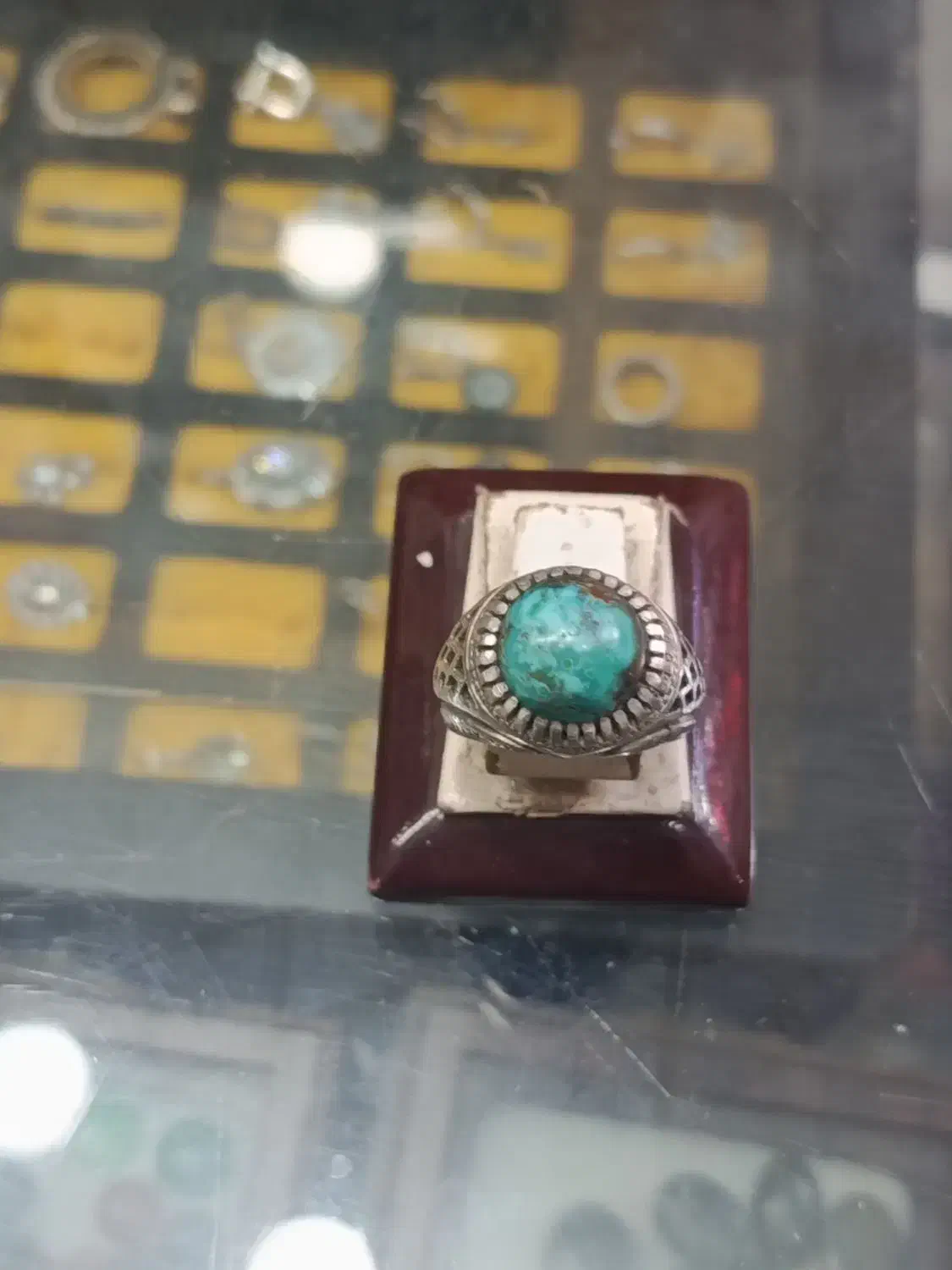 انگشتر فیروز نیشاپور اصیل|جواهرات|مراغه, |دیوار