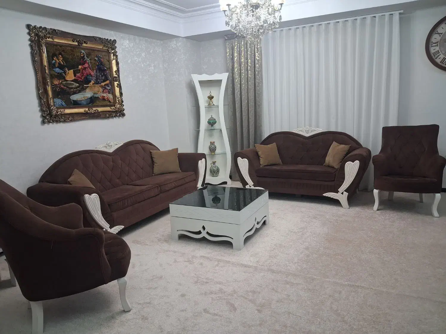 مبل ۷ نفره به همراه میز ناهار خوری ۴ نفره|مبلمان خانگی و میز عسلی|محمدشهر, محمدشهر|دیوار