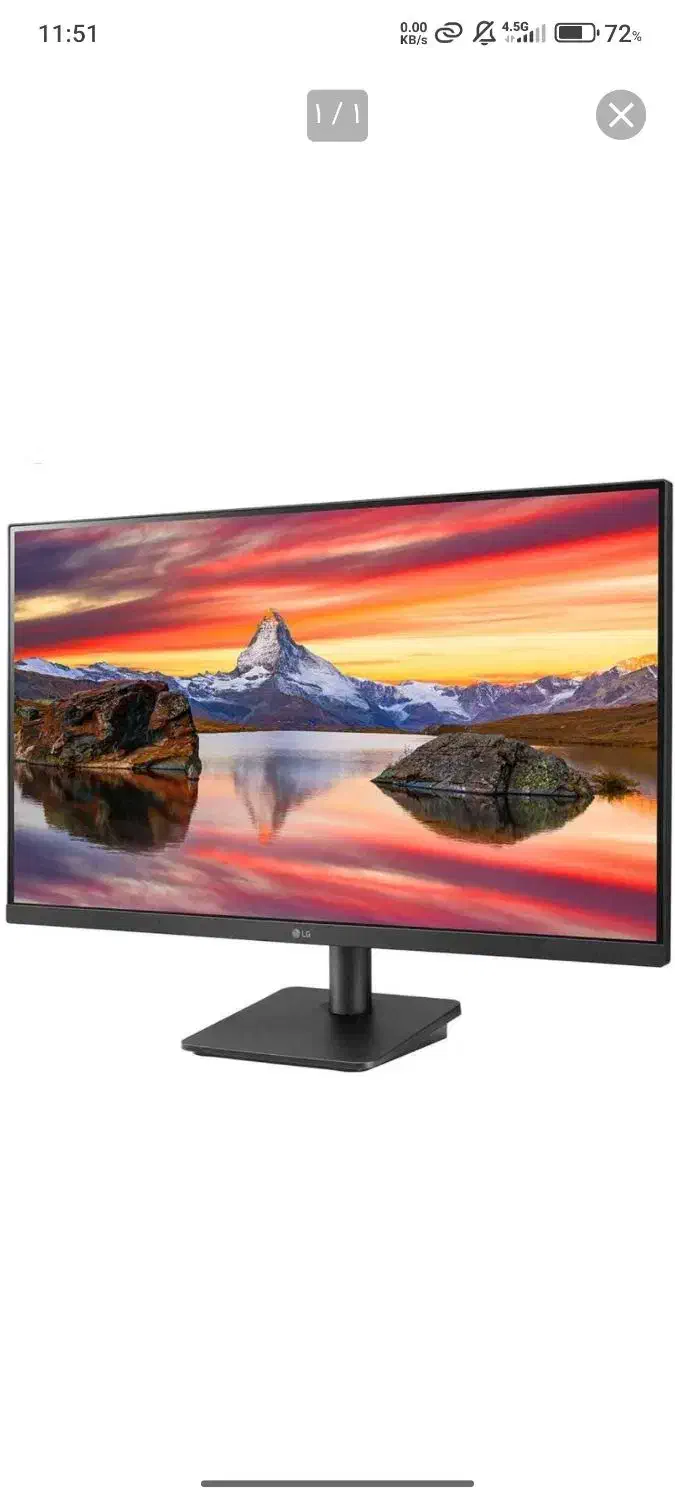مانیتور الجی 27اینچ75هرتز|قطعات و لوازم جانبی رایانه|الوند, |دیوار