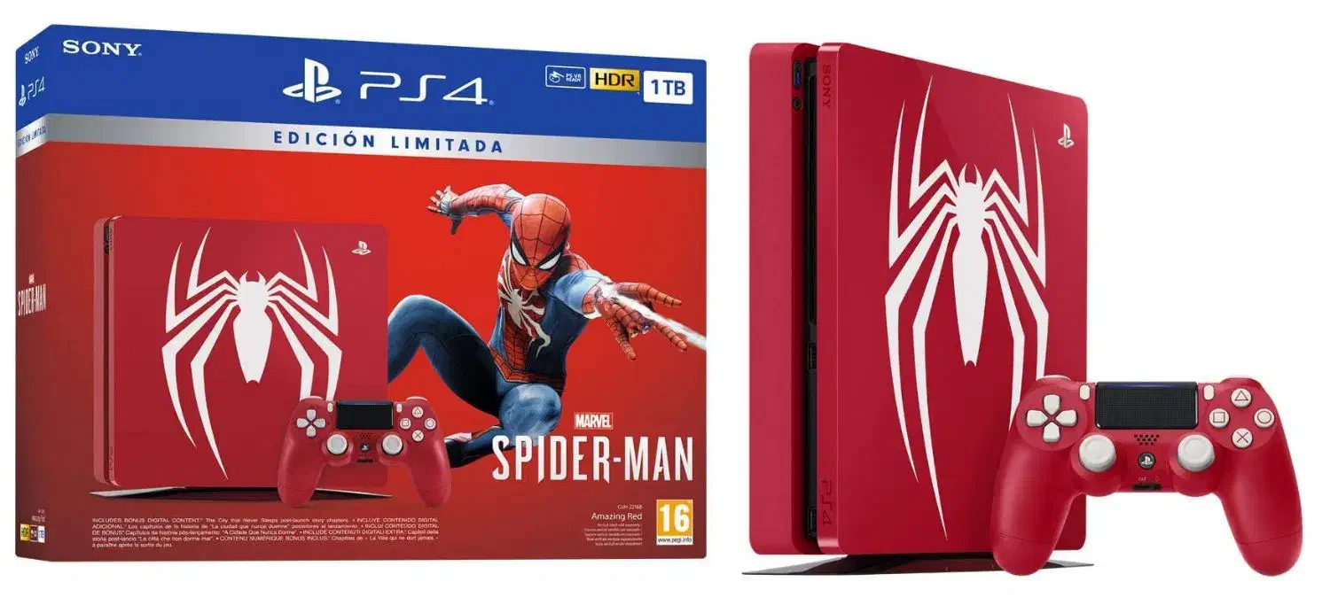 ps4 slim باندل اسپایدرمن|کنسول، بازی ویدئویی و آنلاین|گناباد, |دیوار