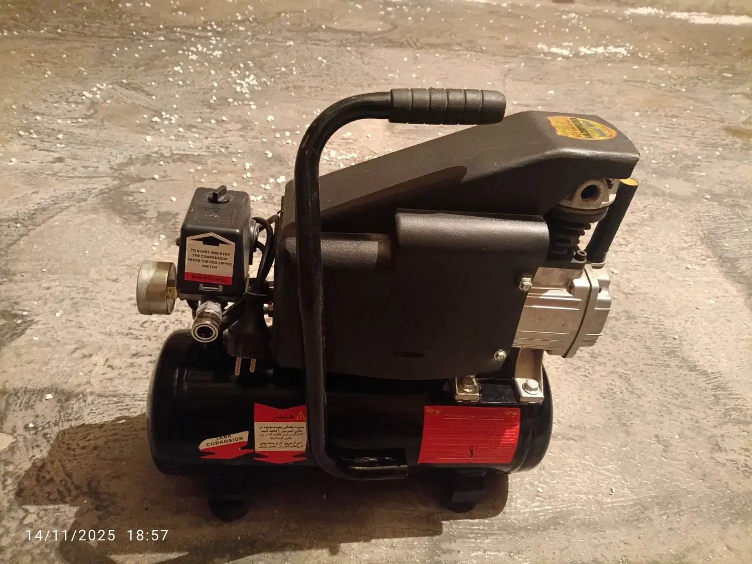 پمپ باد ۱۰ لیتری استرانگ|ابزارآلات|تهران, خزانه|دیوار