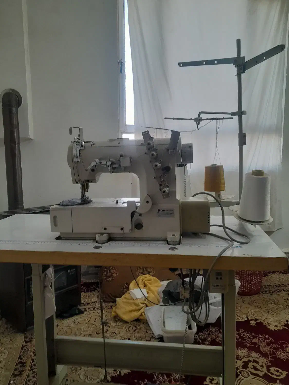 چرخ خیاطی میاندازد ۵سوزنی|چرخ خیاطی و ریسندگی|قاسمآباد (خواف), |دیوار