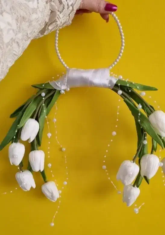 گیفت.  گل عروس.  حنابندون.  تولد|گل مصنوعی|بندر امام خمینی, |دیوار