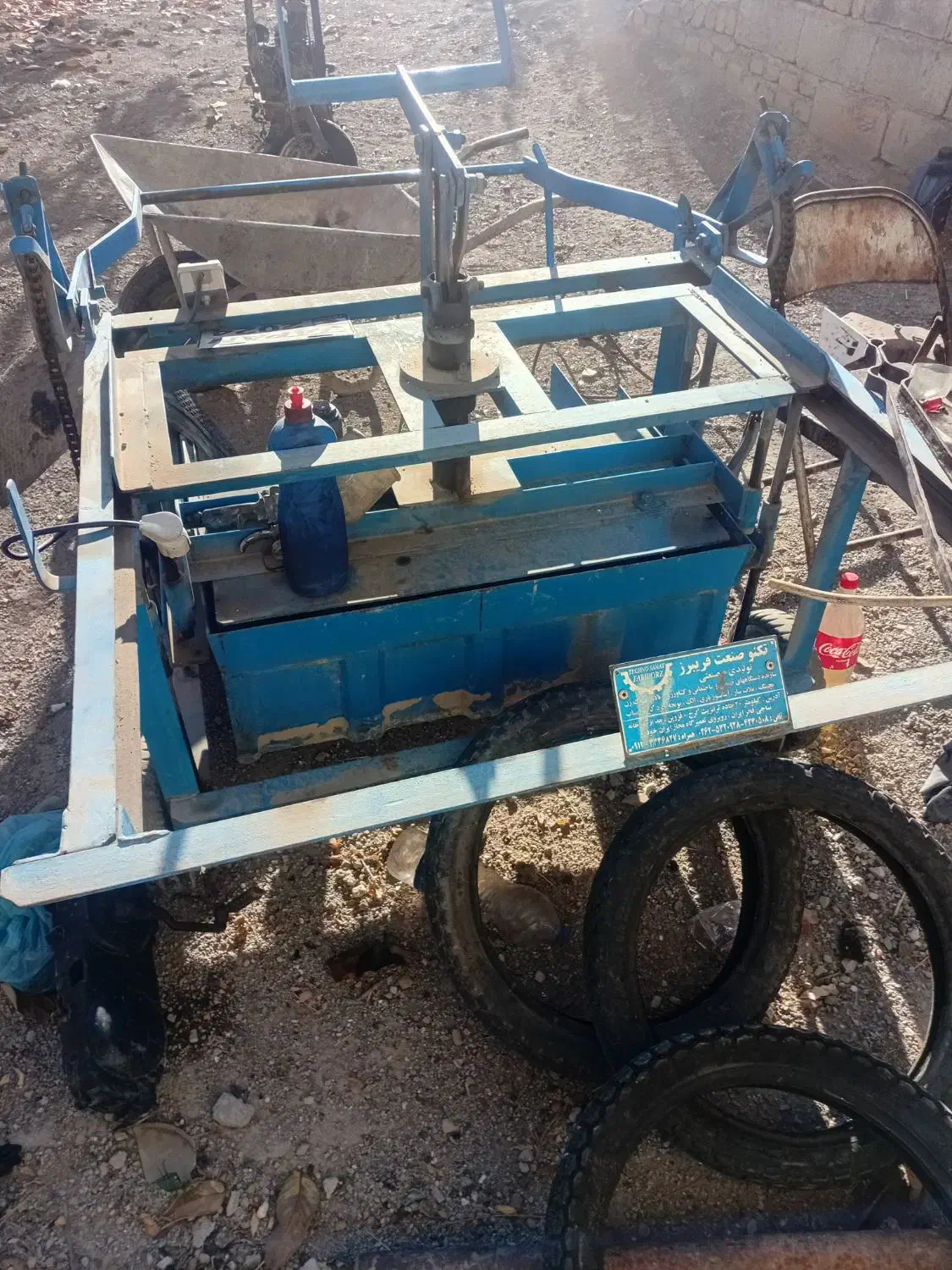 دستگاه بلوک زنی دستی|ابزارآلات|هشتگرد, هشتگرد قدیم|دیوار