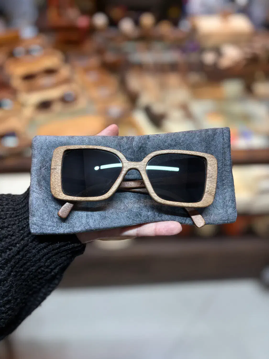 عینک چوبی تخفیف خورده|زیورآلات و اکسسوری|پردیس, فاز ۲|دیوار