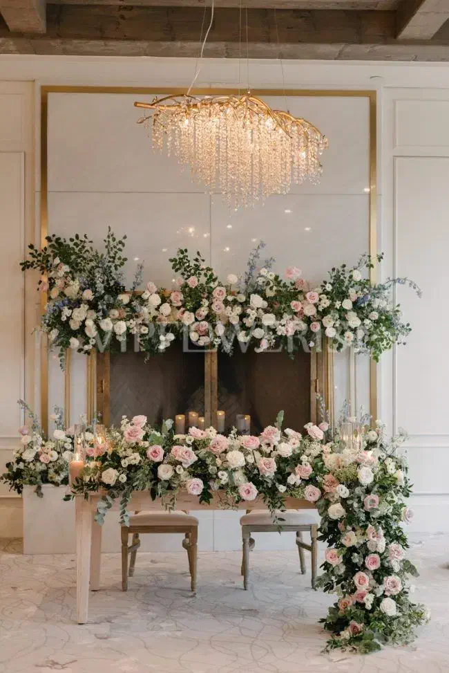 گل‌آرایی زیبا به صورت خدمات در محل|خدمات پذیرایی، مراسم|یزد, |دیوار