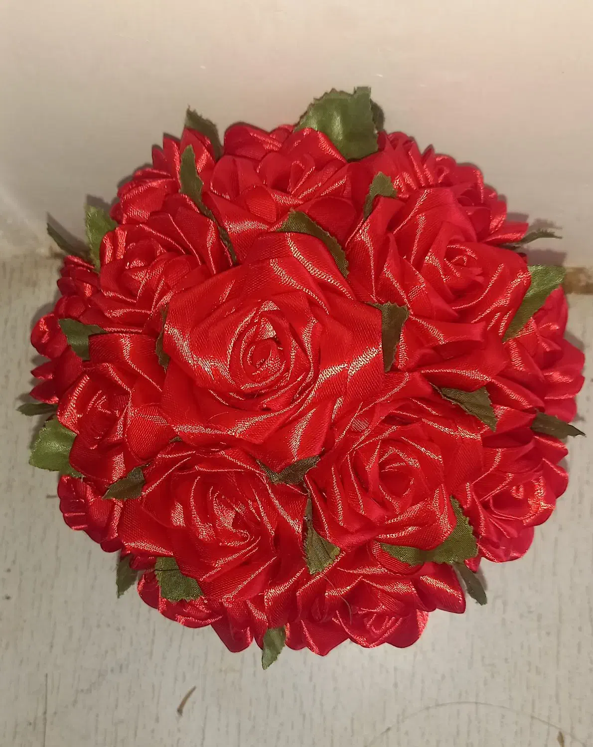 باکس گل رز روبانی|گل مصنوعی|فیروزآباد (فارس), |دیوار